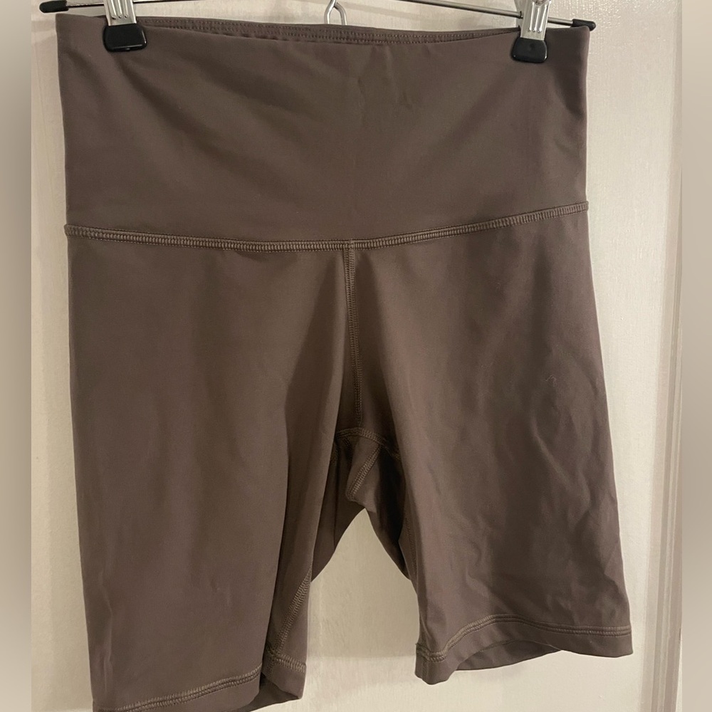 Tan Biker Shorts